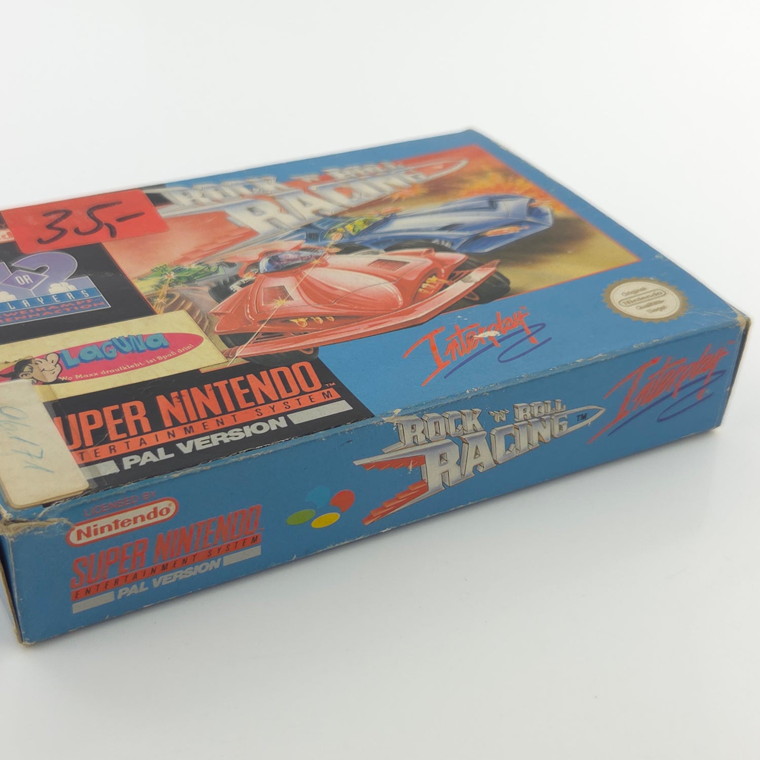 Super Nintendo Spiel : Rock n Roll Racing - SNES Modul Anleitung OVP PAL NOE
