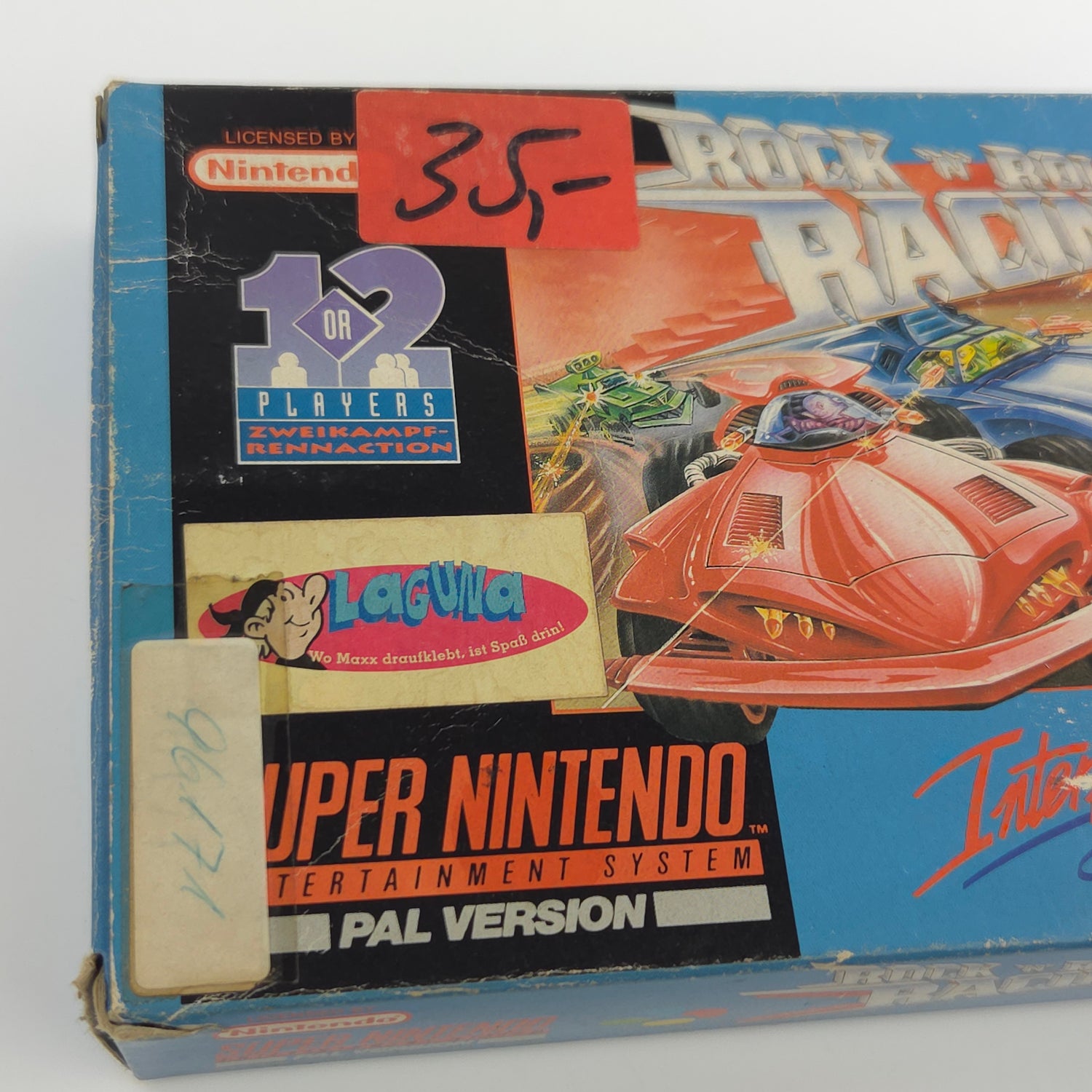 Super Nintendo Spiel : Rock n Roll Racing - SNES Modul Anleitung OVP PAL NOE