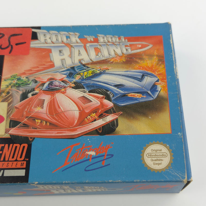 Super Nintendo Spiel : Rock n Roll Racing - SNES Modul Anleitung OVP PAL NOE