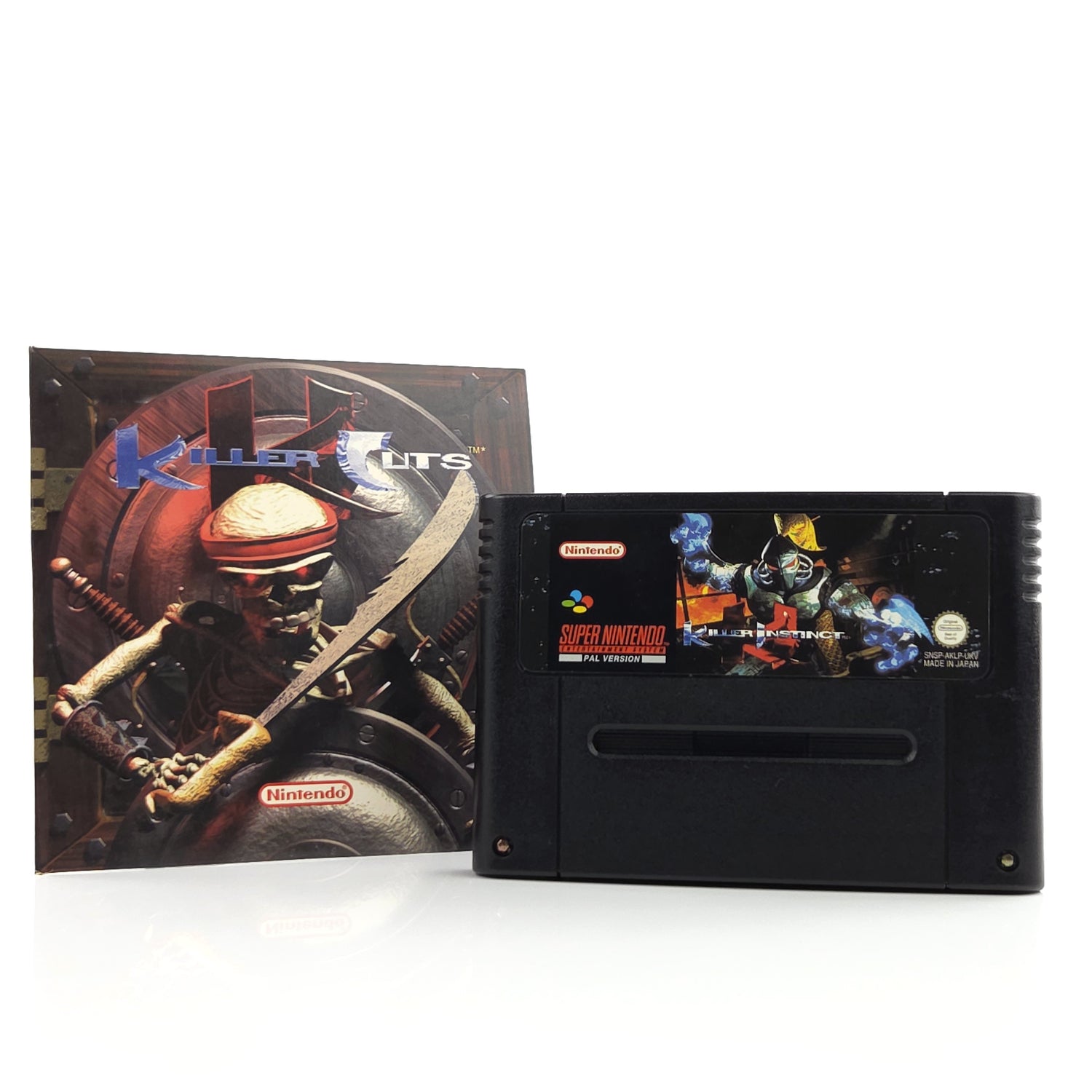 Super Nintendo Spiel : Killer Instinct + Killer Cuts Soundtrack CD - PAL UKV