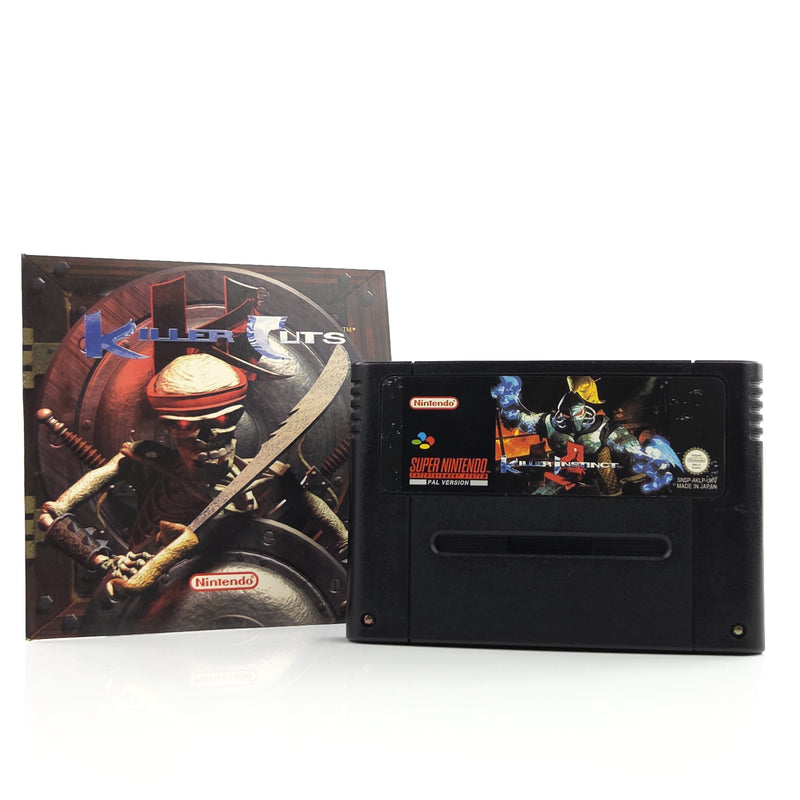 Super Nintendo Spiel : Killer Instinct + Killer Cuts Soundtrack CD - PAL UKV
