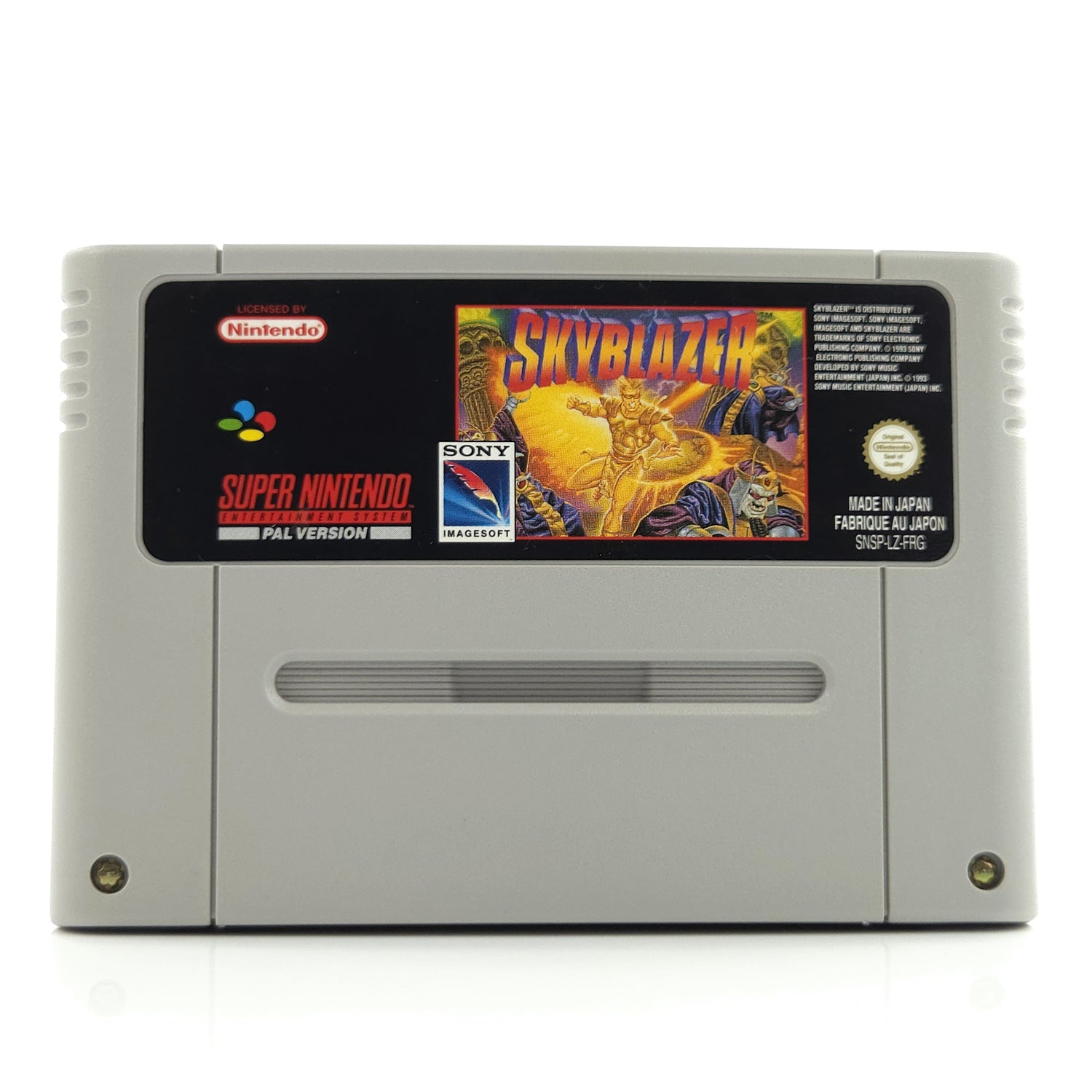 Super Nintendo Spiel : Skyblazer - SNES Modul Cartridge PAL FRG