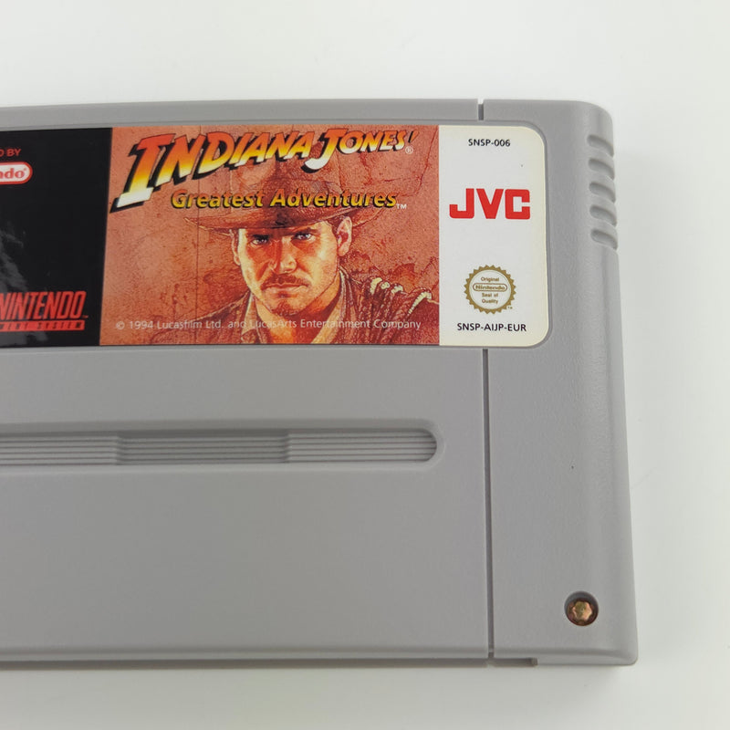 Super Nintendo Spiel : Indiana Jones Greatest Adventures - SNES Modul PAL FRG