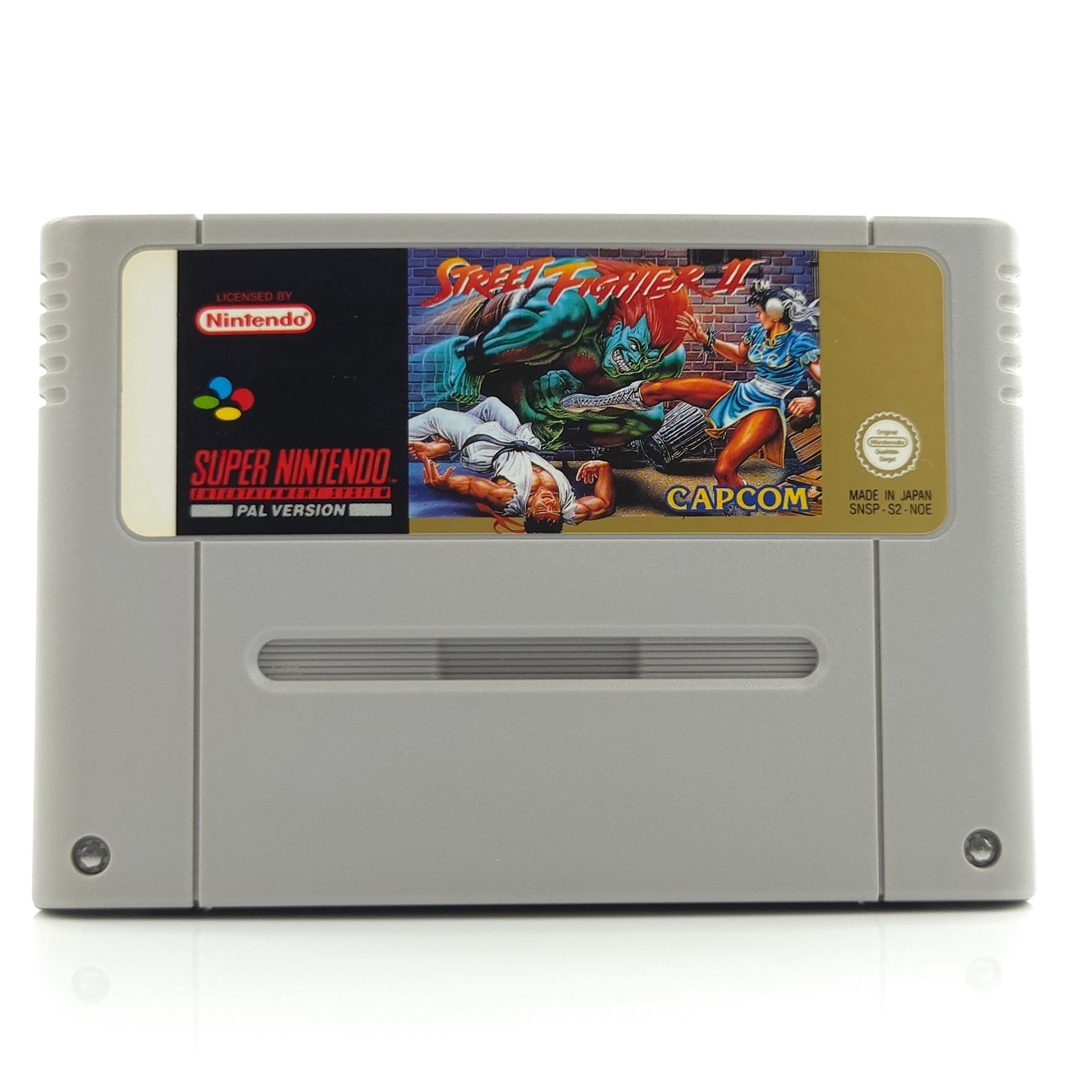 Super Nintendo Spiel : Street Fighter II - SNES Modul Cartridge PAL NOE