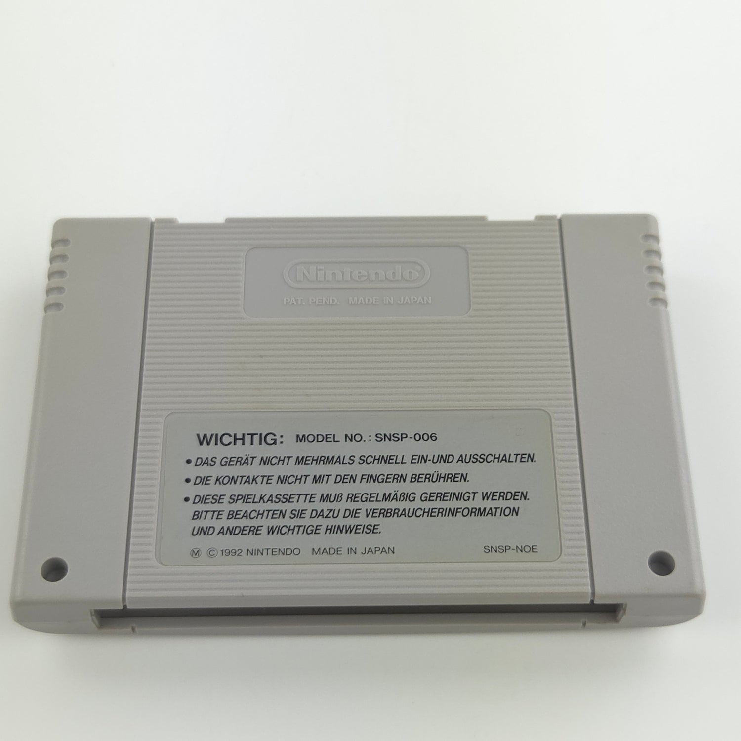 Super Nintendo Spiel : Street Fighter II - SNES Modul Cartridge PAL NOE