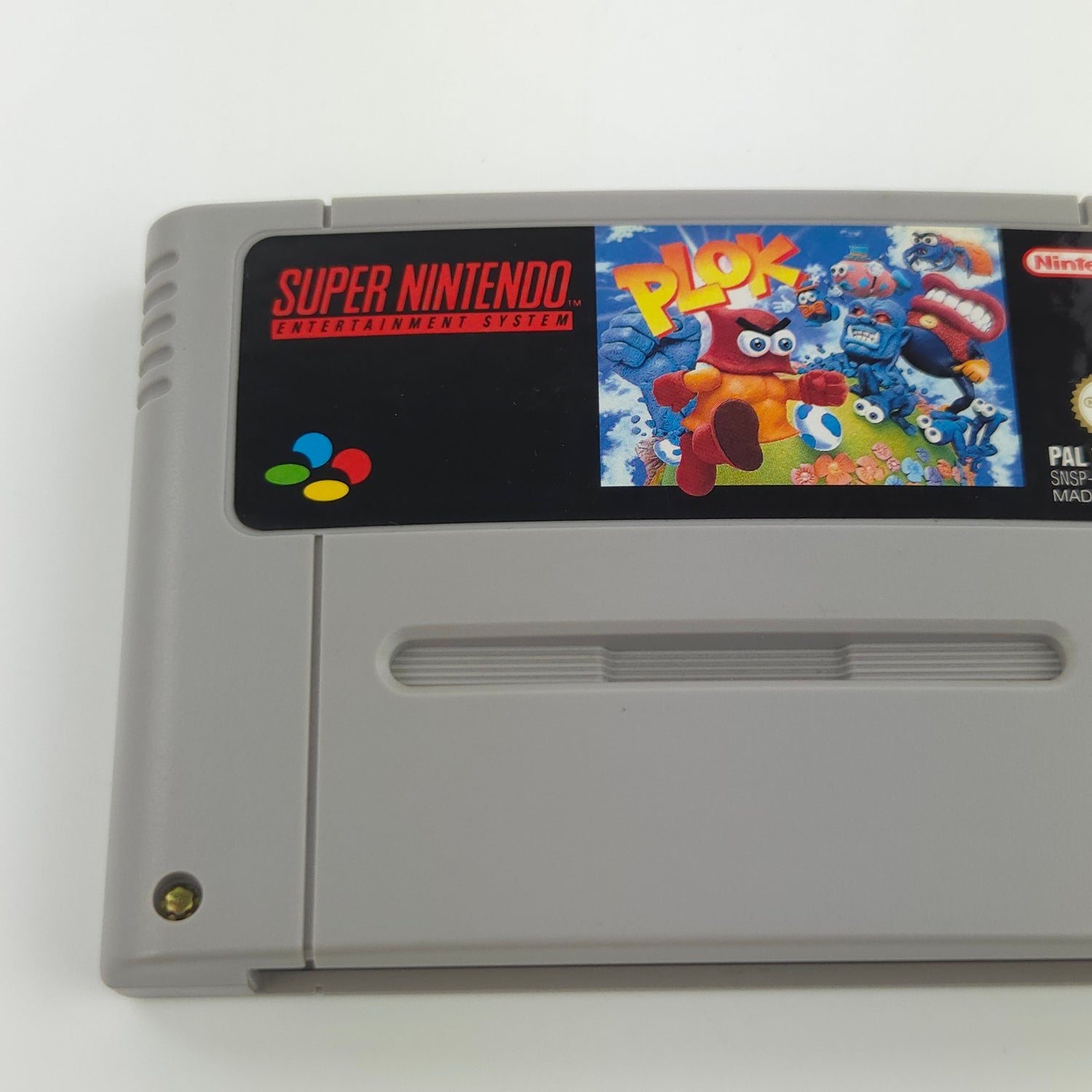 Super Nintendo Spiel : PLOK - Modul Cartridge SNES PAL NOE/SFRG