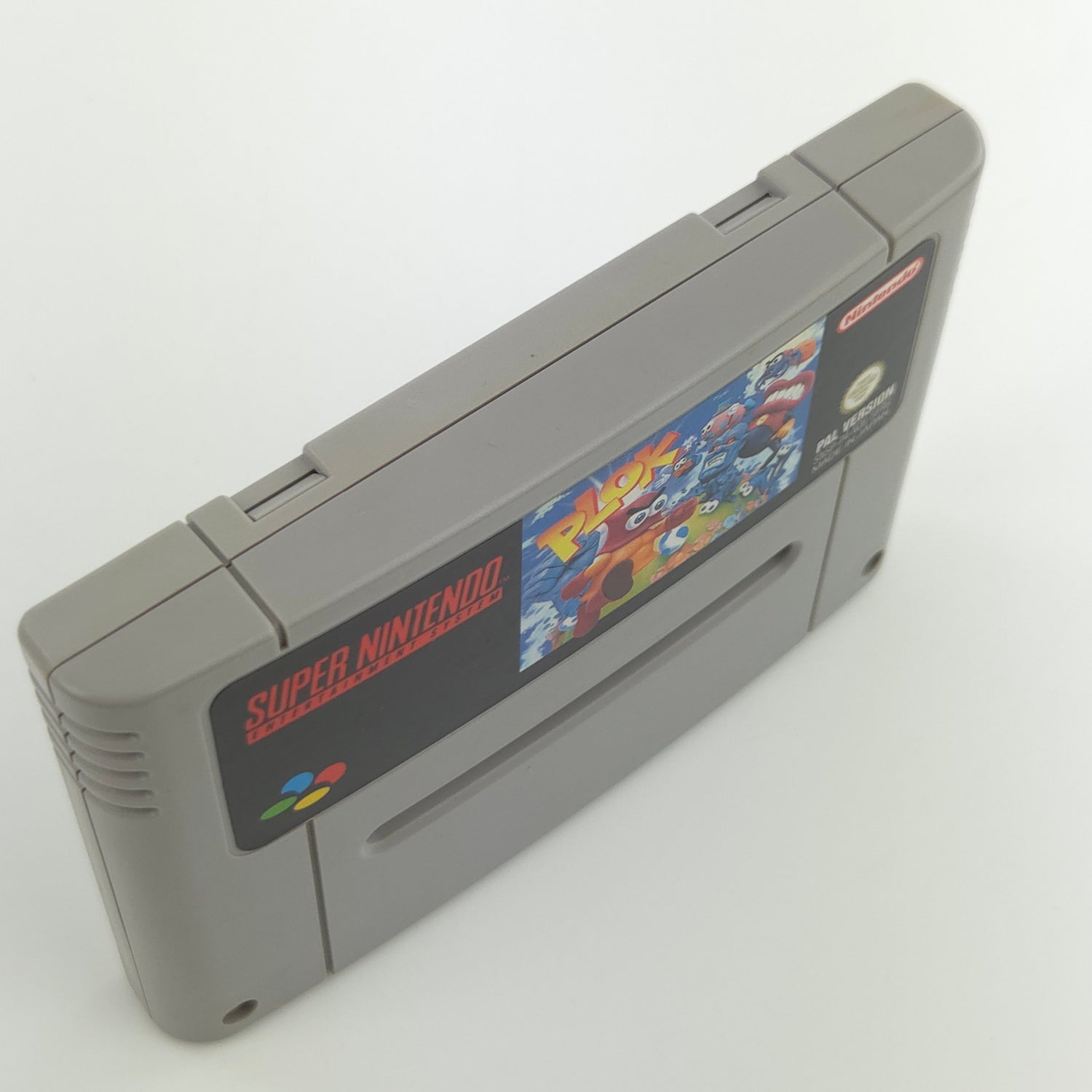 Super Nintendo Spiel : PLOK - Modul Cartridge SNES PAL NOE/SFRG