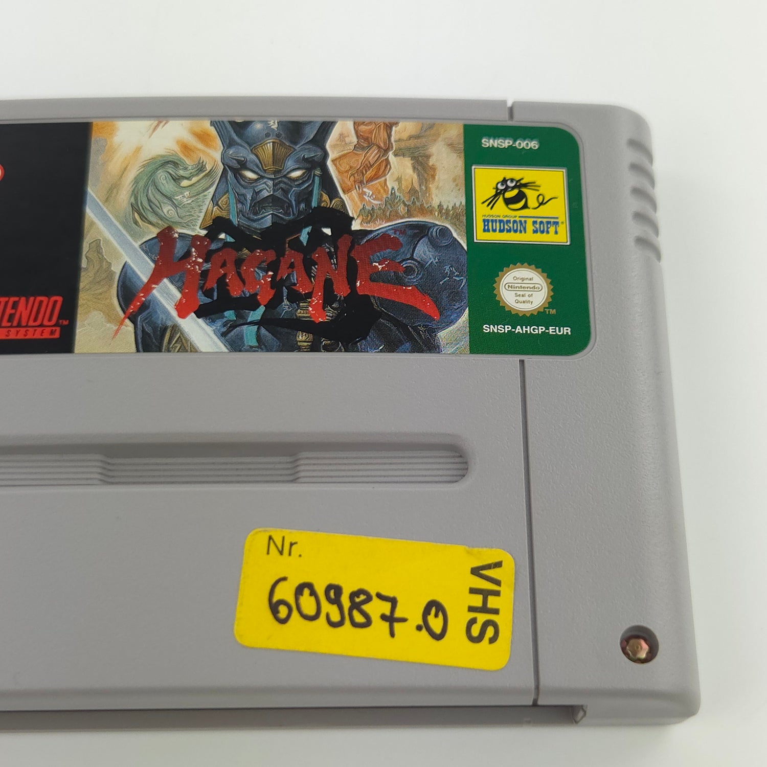 Super Nintendo Spiel : Hagane the Final Conflict - Modul Cartridge SNES PAL EUR