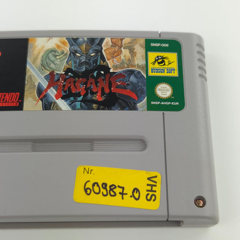 Super Nintendo Spiel : Hagane the Final Conflict - Modul Cartridge SNES PAL EUR