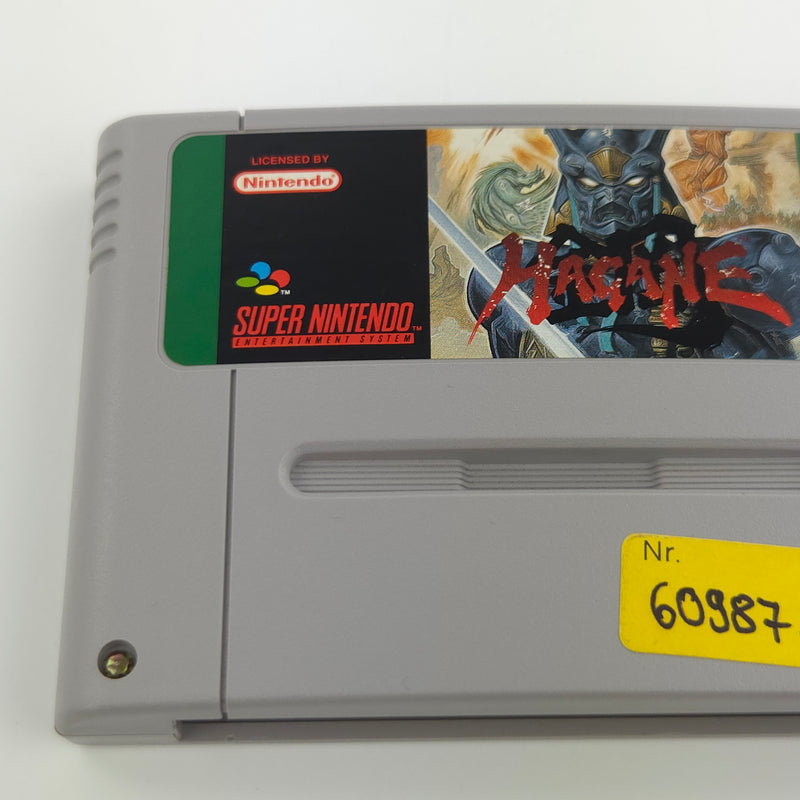 Super Nintendo Spiel : Hagane the Final Conflict - Modul Cartridge SNES PAL EUR