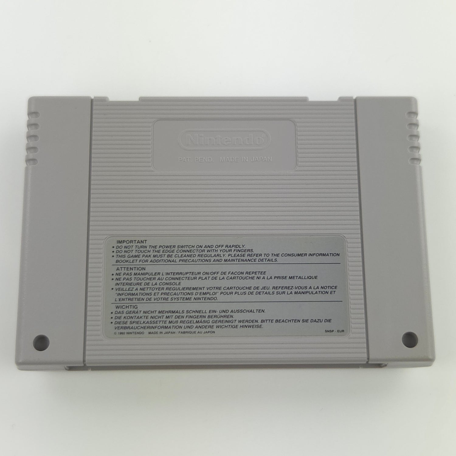 Super Nintendo Spiel : Hagane the Final Conflict - Modul Cartridge SNES PAL EUR