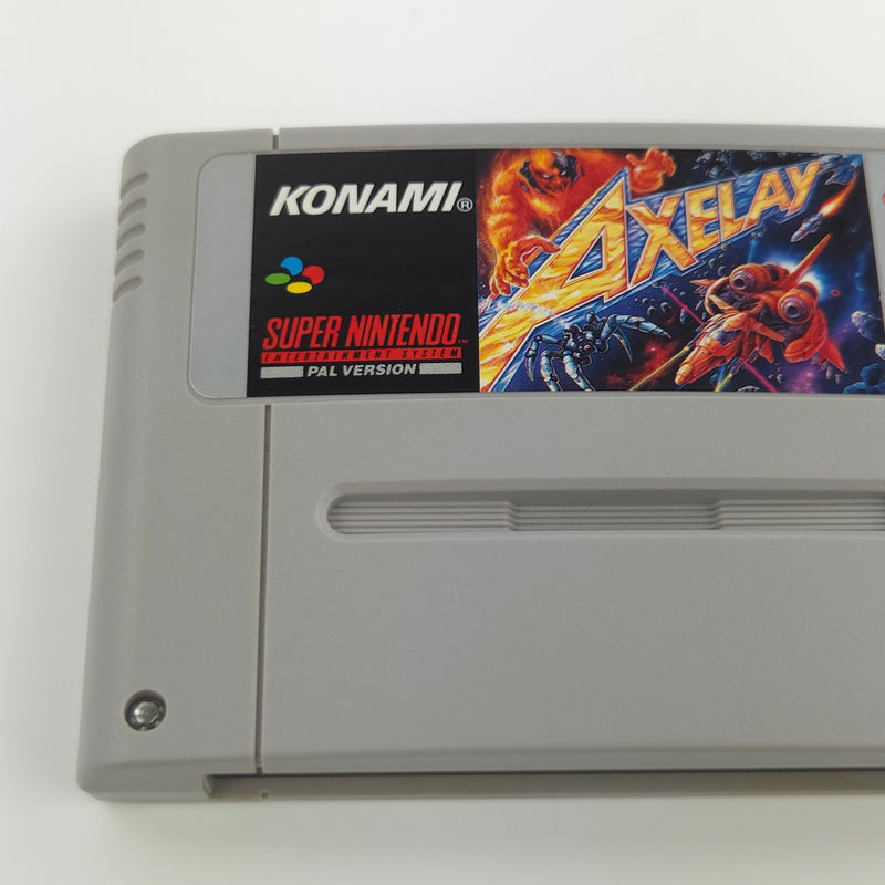 Super Nintendo Spiel : Axelay - Modul Cartridge SNES PAL NOE