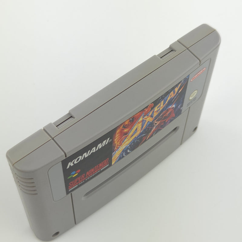 Super Nintendo Spiel : Axelay - Modul Cartridge SNES PAL NOE