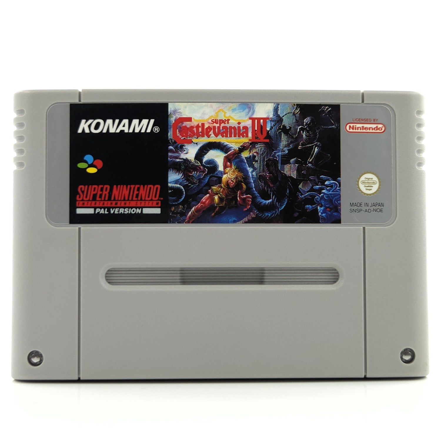 Super Nintendo Spiel : Super Castlevania IV - Modul Cartridge SNES PAL NOE