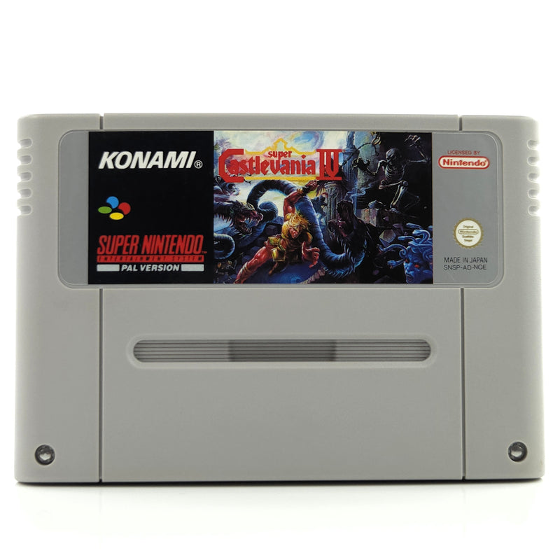 Super Nintendo Spiel : Super Castlevania IV - Modul Cartridge SNES PAL NOE