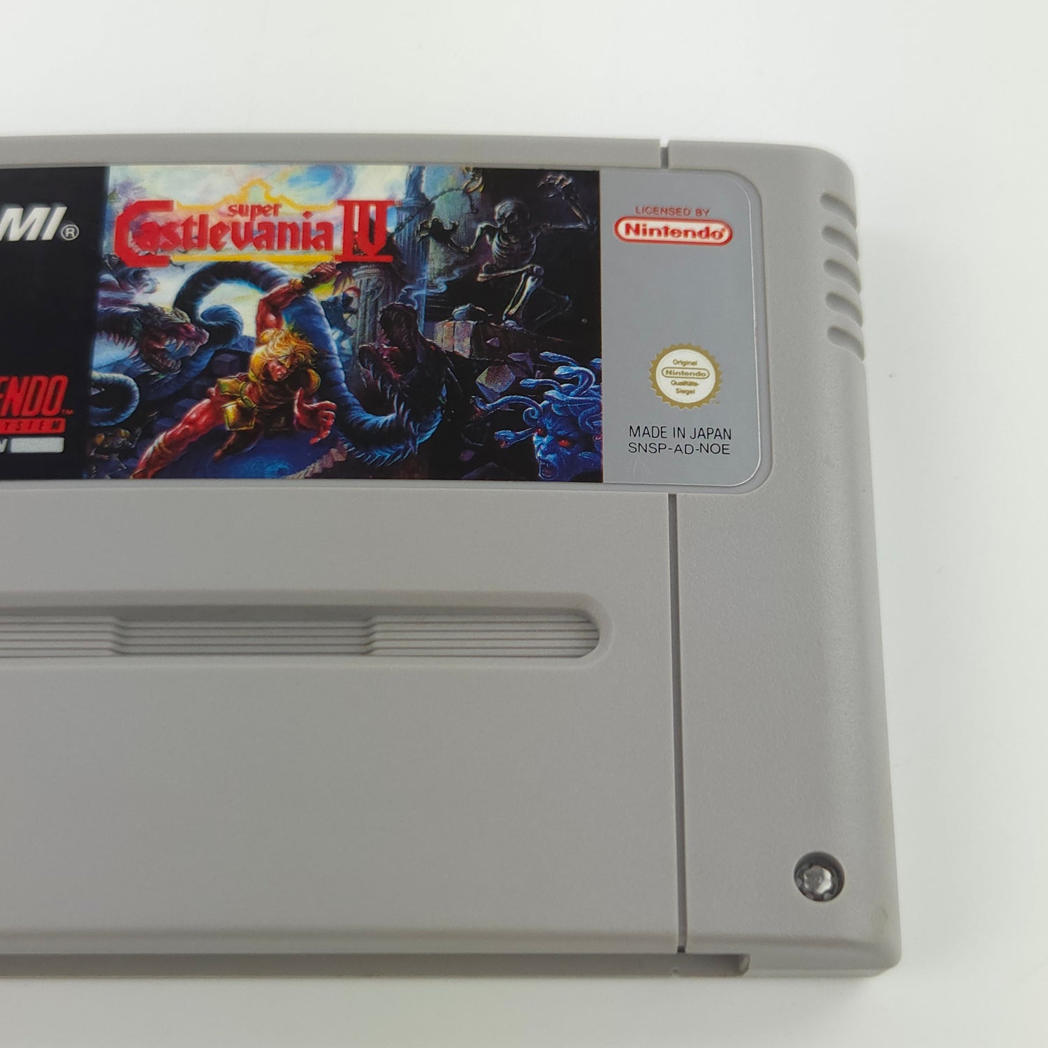 Super Nintendo Spiel : Super Castlevania IV - Modul Cartridge SNES PAL NOE