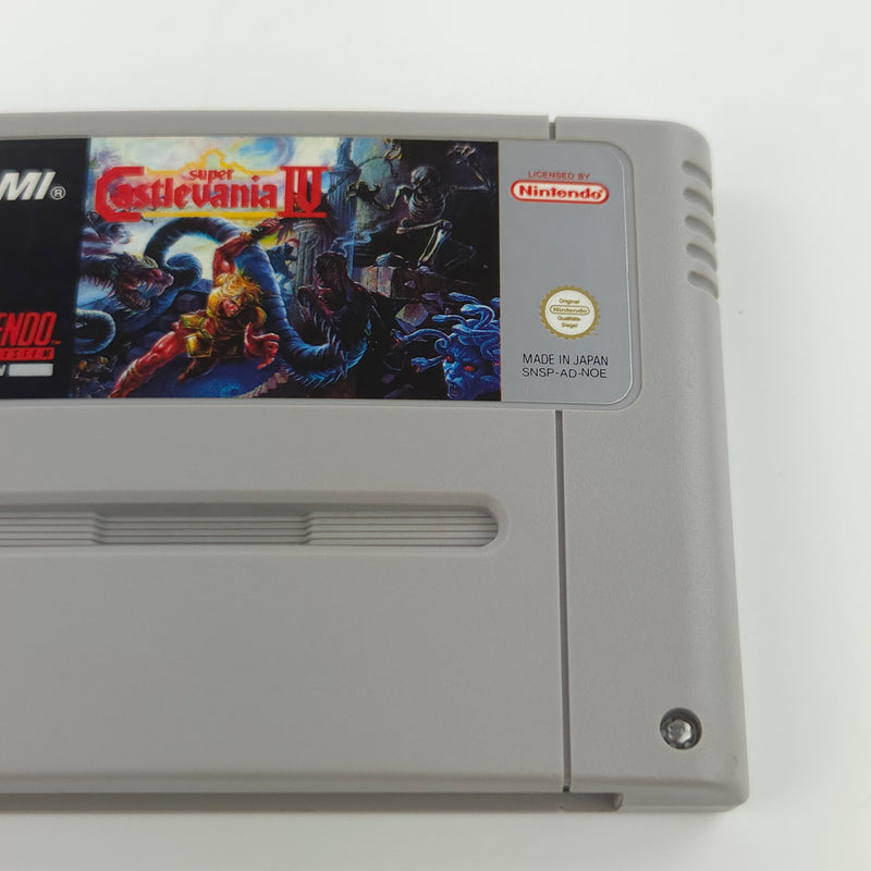Super Nintendo Spiel : Super Castlevania IV - Modul Cartridge SNES PAL NOE