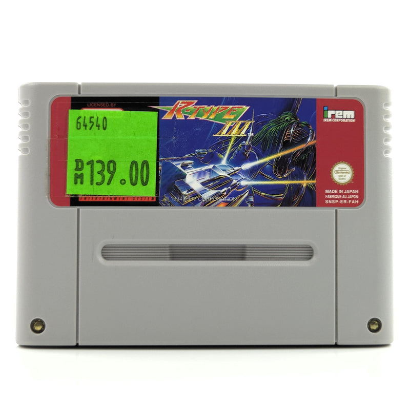 Super Nintendo Spiel : R-Type III - Modul Cartridge SNES PAL FAH