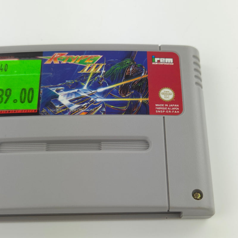 Super Nintendo Spiel : R-Type III - Modul Cartridge SNES PAL FAH