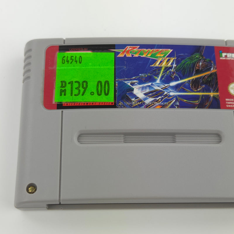Super Nintendo Spiel : R-Type III - Modul Cartridge SNES PAL FAH