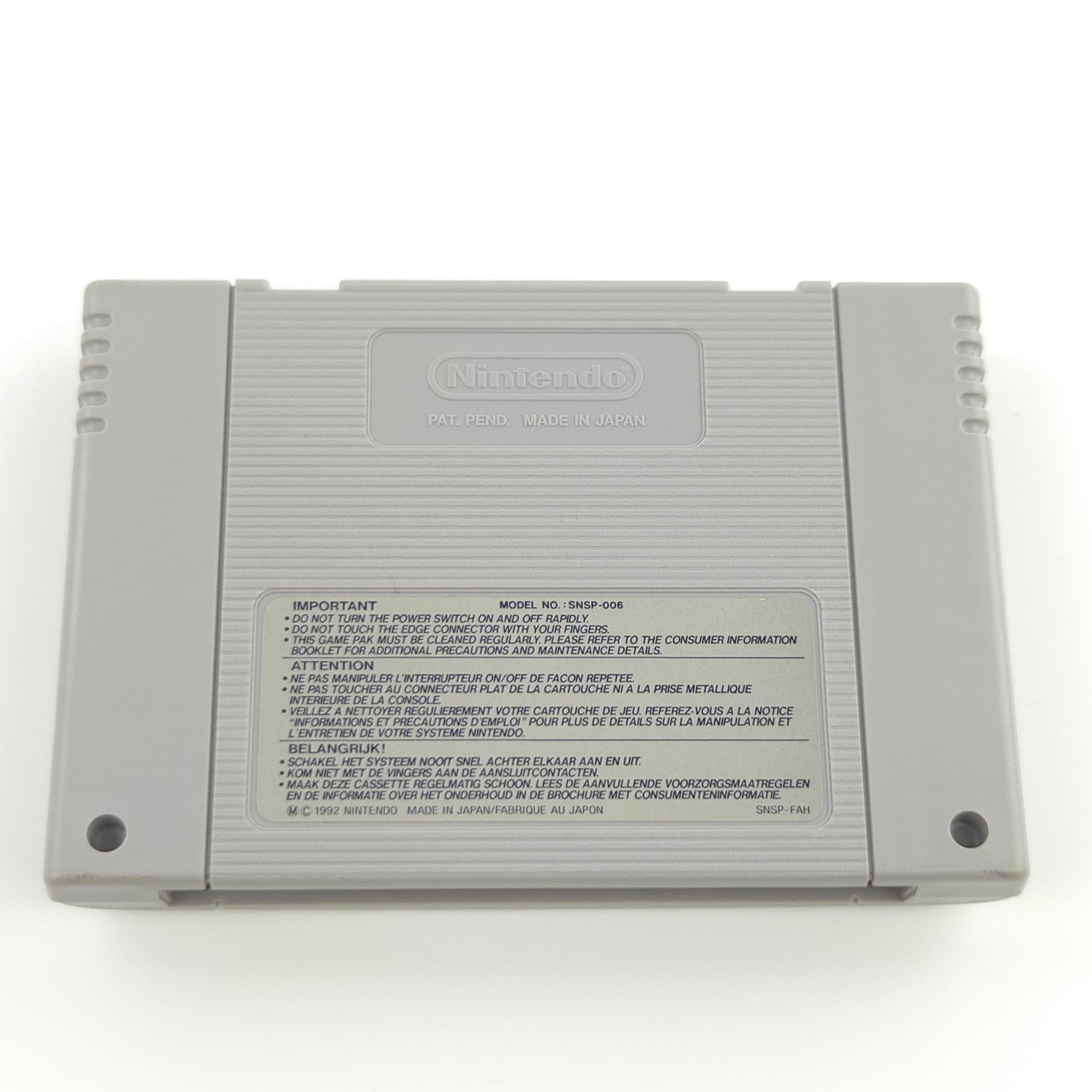Super Nintendo Spiel : R-Type III - Modul Cartridge SNES PAL FAH