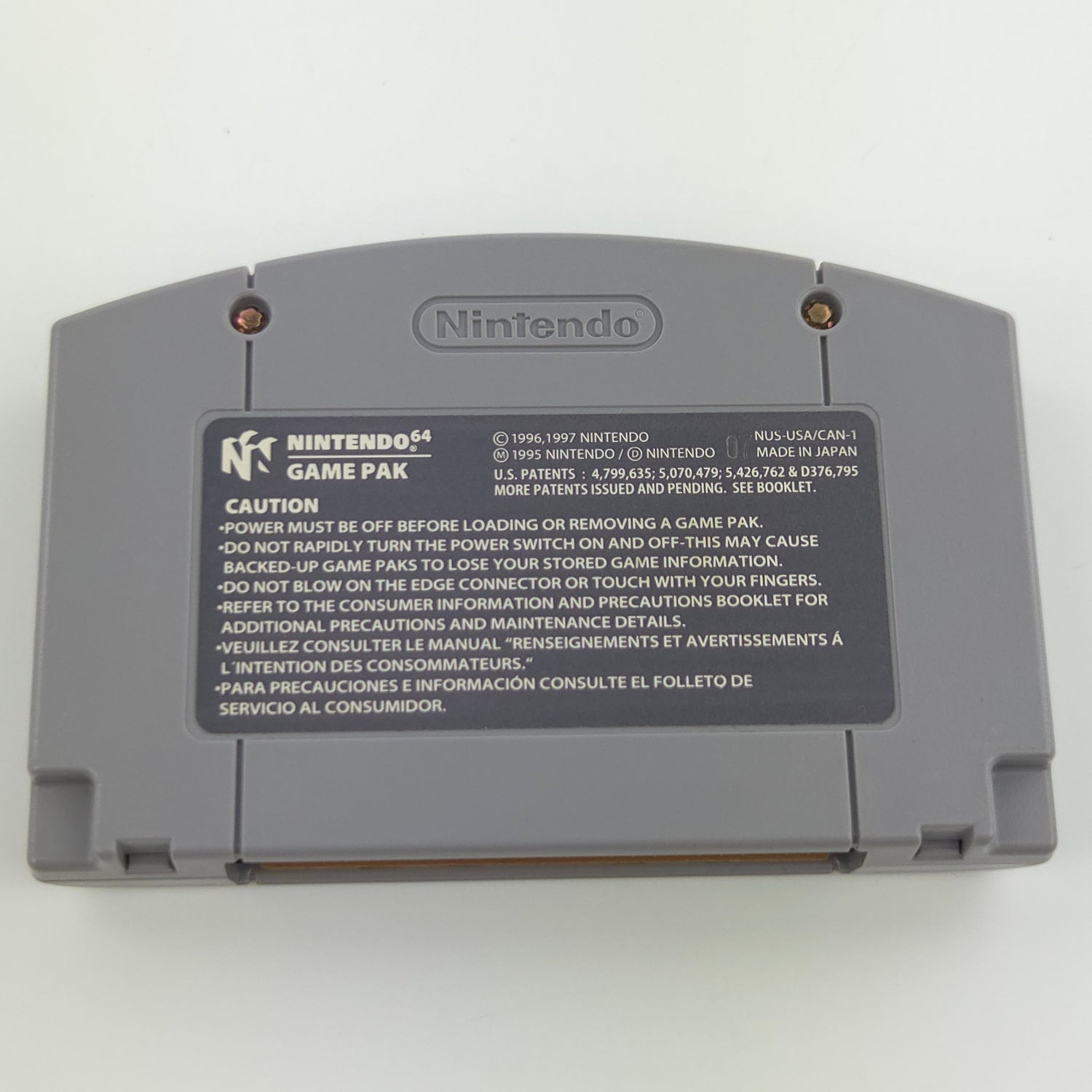 Nintendo 64 Spiel : Super Mario 64 - N64 Modul NTSC-U/C USA Cartridge