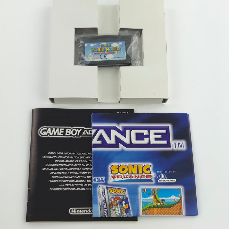 Nintendo Game Boy Advance Spiel : Super Mario World 2 Mario Advance 2 - OVP GBA
