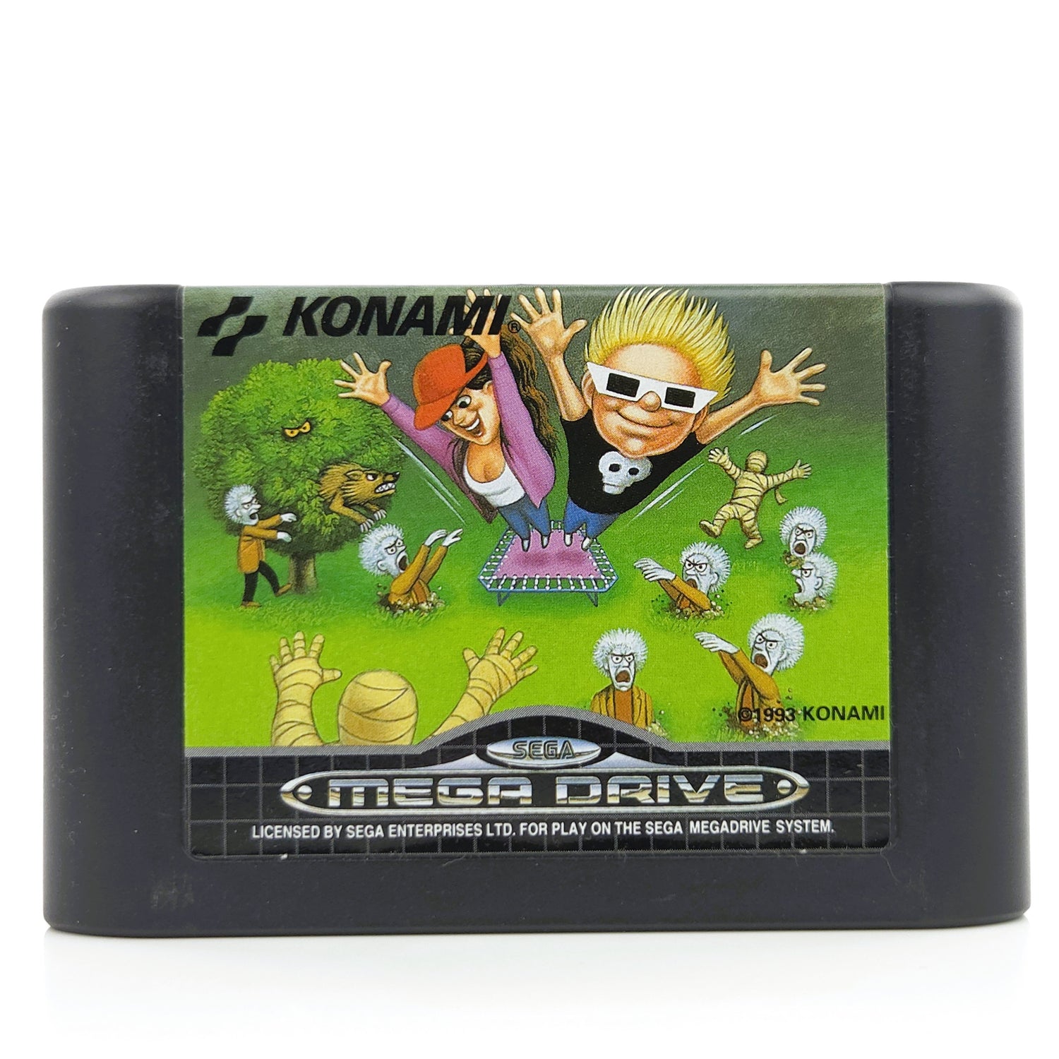 Sega Mega Drive Spiel : Zombies - MD PAL Modul Cartridge / Konami Game