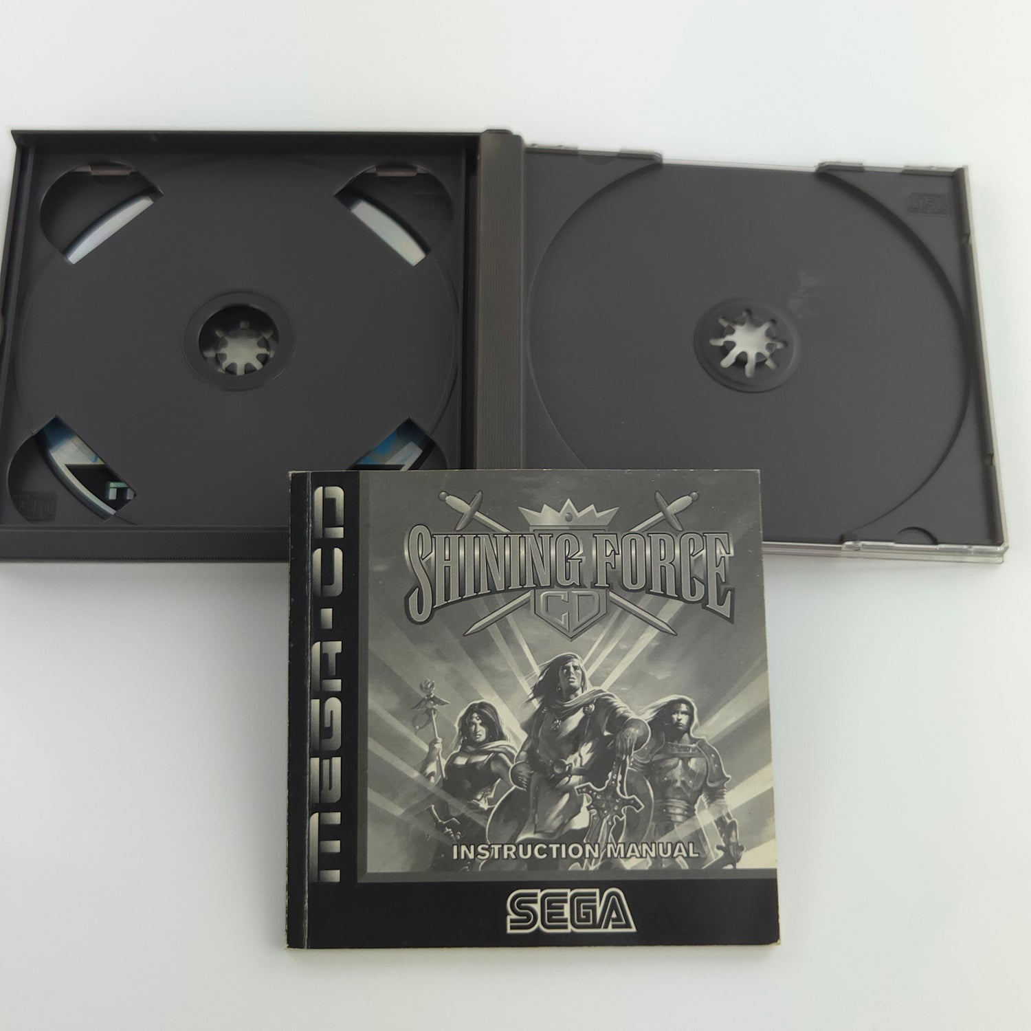 Sega Mega-CD Spiel : Shining Force CD - CD Disk Anleitung OVP cib / MCD PAL