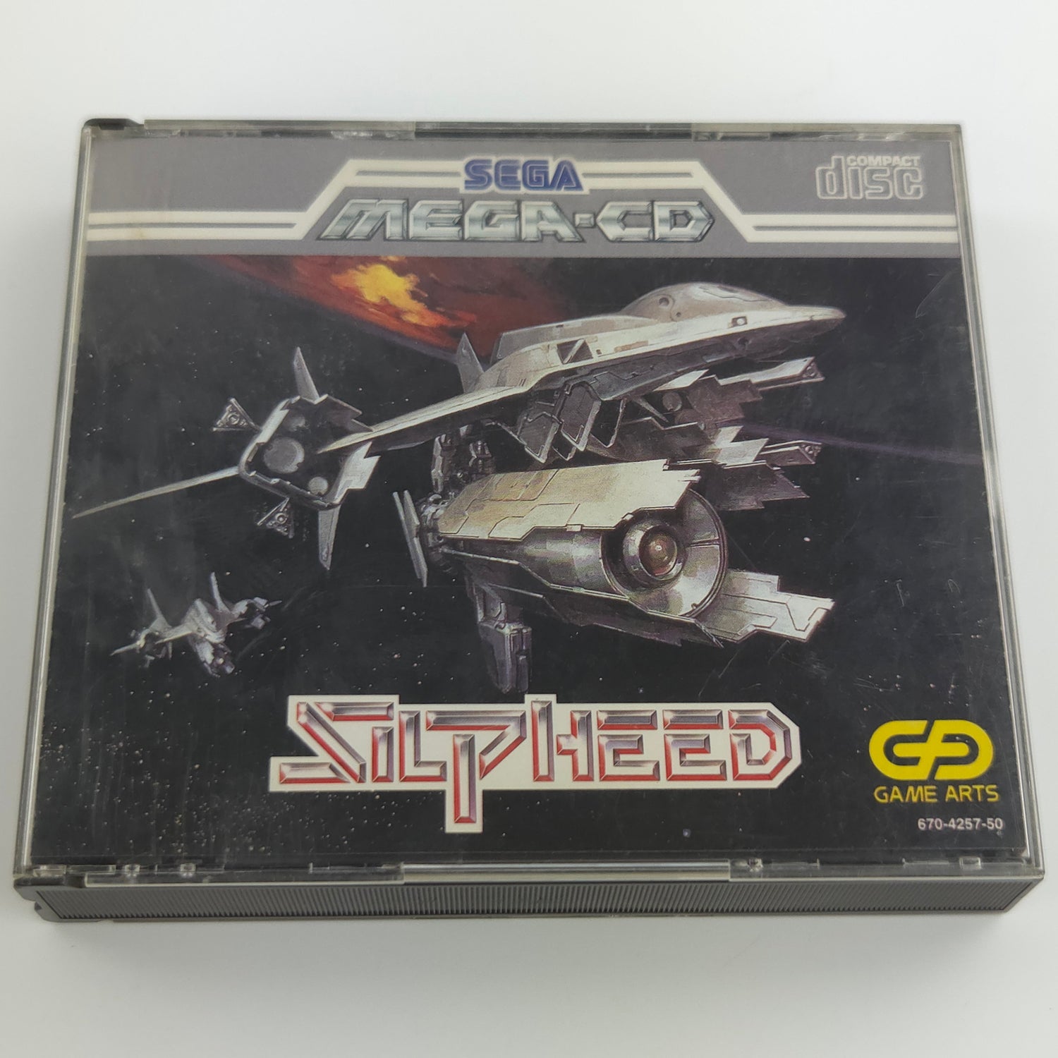 Sega Mega-CD Spiel : Silpheed - CD Disk Anleitung OVP cib / MCD PAL