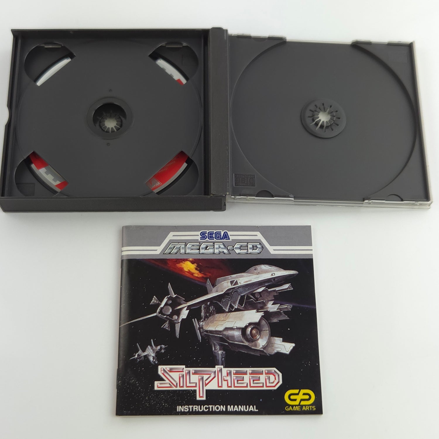 Sega Mega-CD Spiel : Silpheed - CD Disk Anleitung OVP cib / MCD PAL