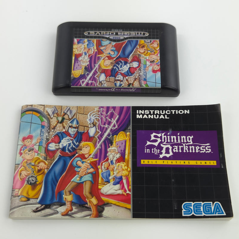 Sega Mega Drive Spiel : Shining in the Darkness - MD PAL Modul Anleitung OVP