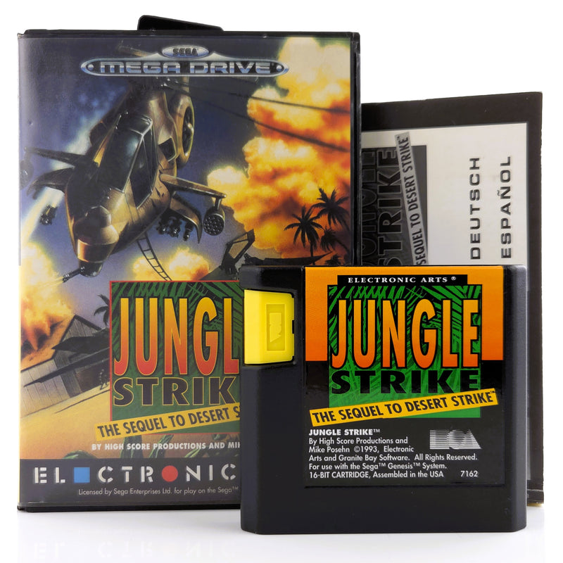 Sega Mega Drive Spiel : Jungle Strike The Sequel to Desert Strike - MD OVP PAL