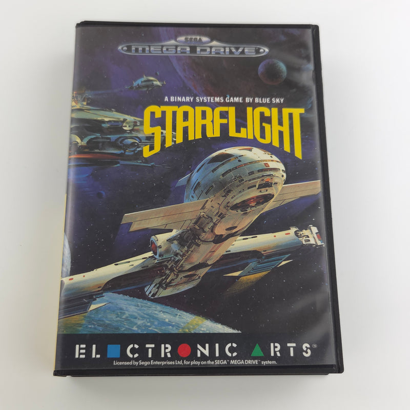Sega Mega Drive Spiel : Starflight - MD Modul Anleitung OVP PAL