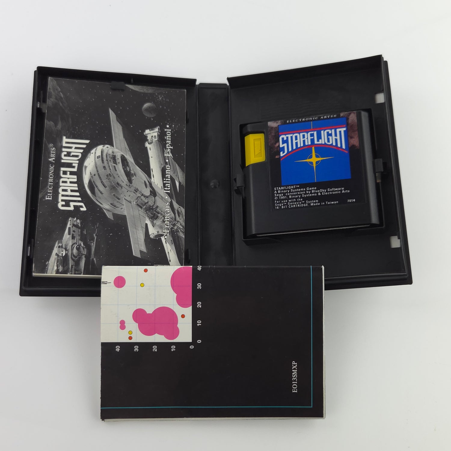 Sega Mega Drive Spiel : Starflight - MD Modul Anleitung OVP PAL