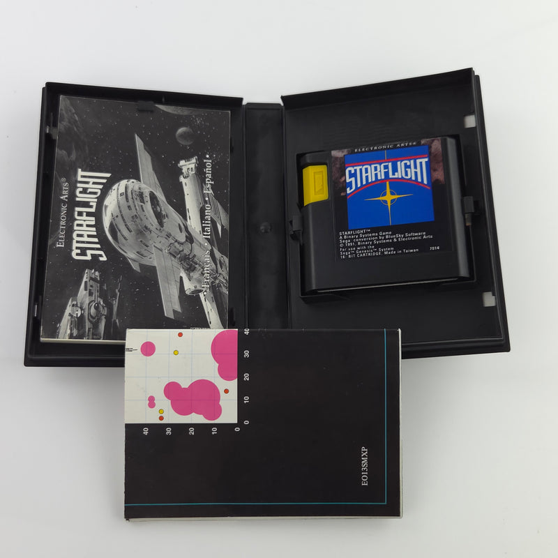 Sega Mega Drive Spiel : Starflight - MD Modul Anleitung OVP PAL