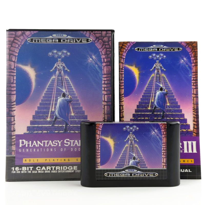 Sega Mega Drive Spiel : Phantasy Star III Generations of Doom - MD OVP PAL