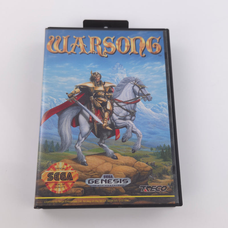 Sega Genesis Spiel : Warsong - MD NTSC-U/C USA Version OVP Cartridge Manual