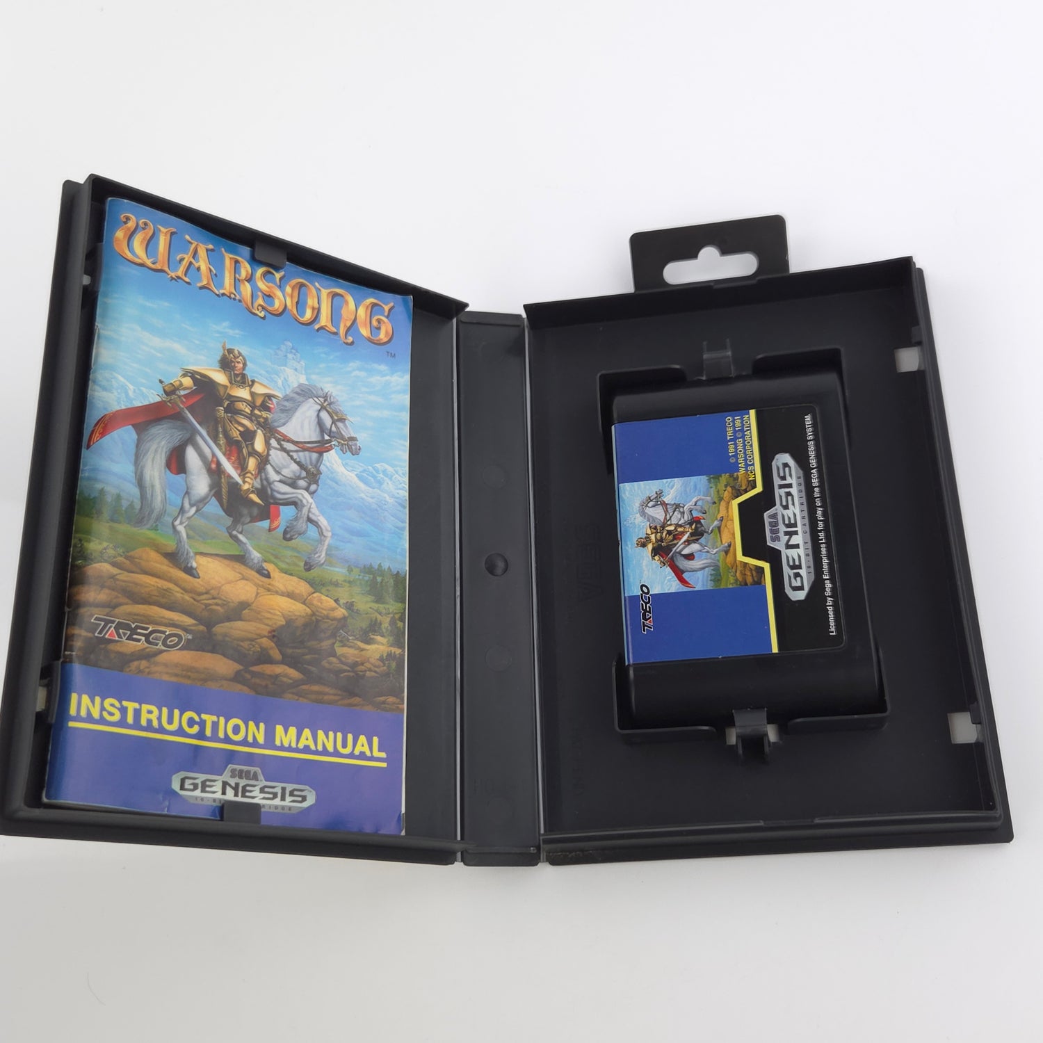 Sega Genesis Spiel : Warsong - MD NTSC-U/C USA Version OVP Cartridge Manual