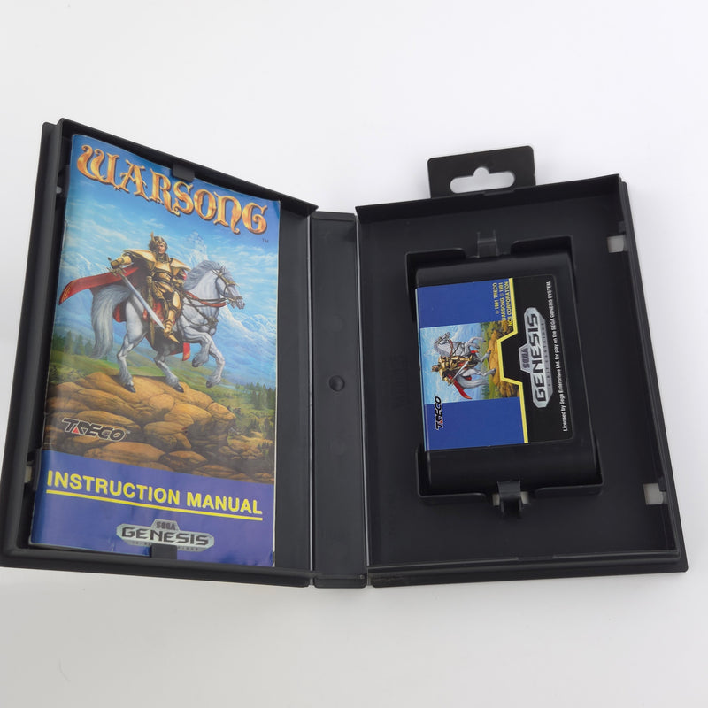 Sega Genesis Spiel : Warsong - MD NTSC-U/C USA Version OVP Cartridge Manual