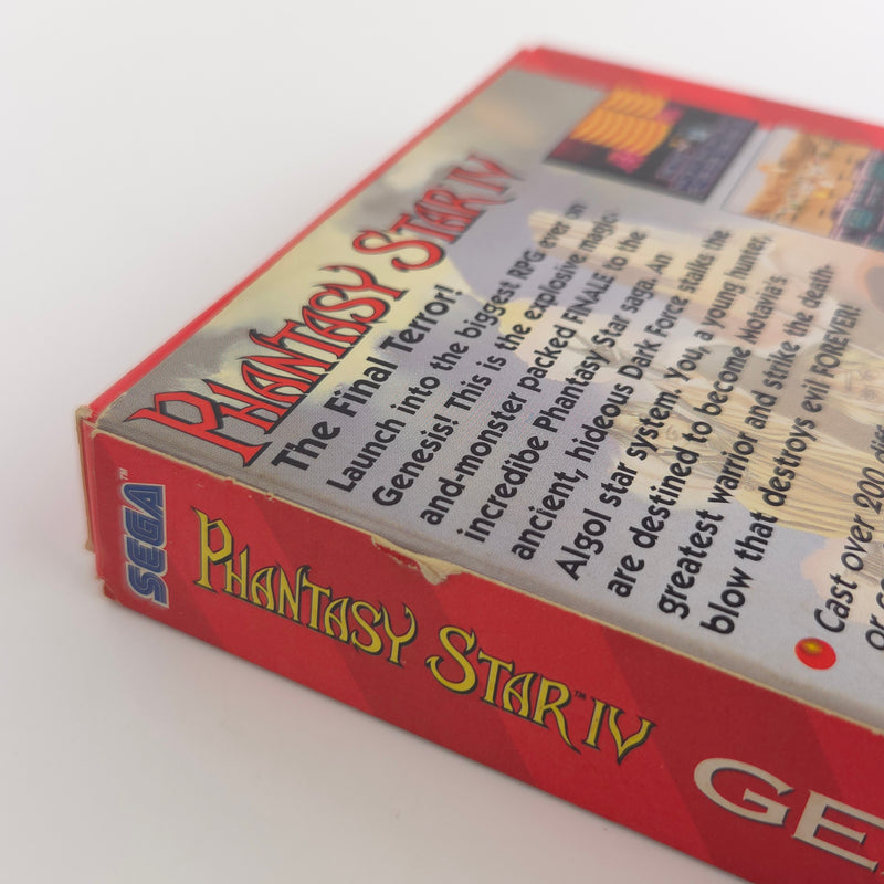 Sega Genesis Spiel : Phantasy Star IV - MD NTSC-U/C USA Version OVP Box