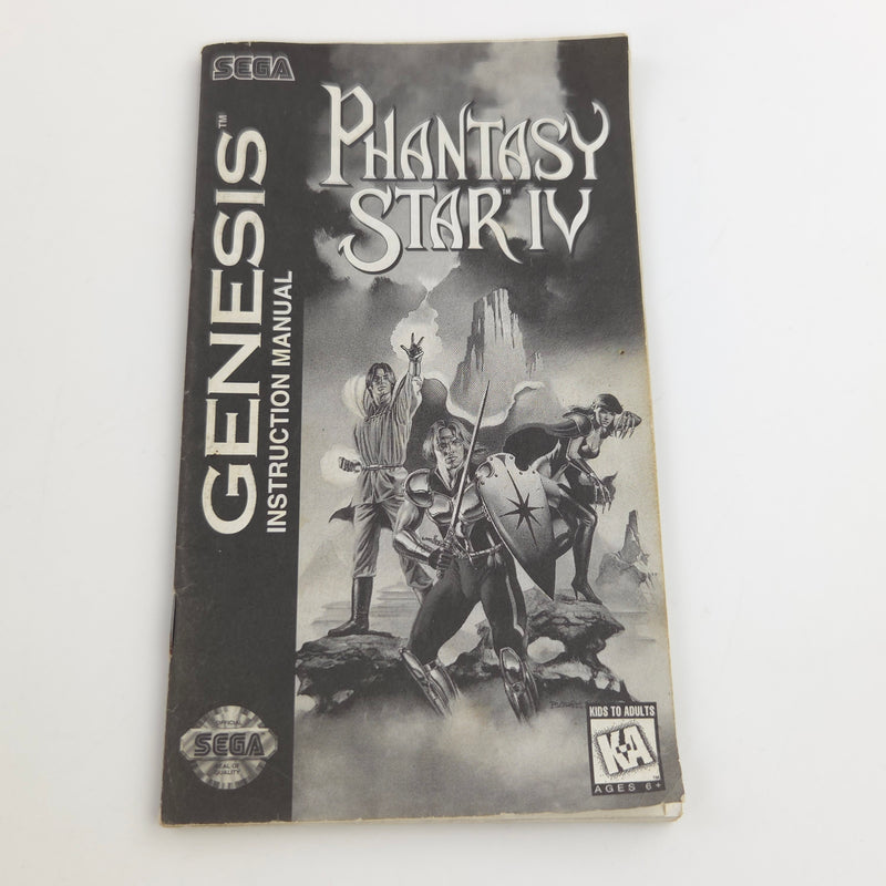 Sega Genesis Spiel : Phantasy Star IV - MD NTSC-U/C USA Version OVP Box