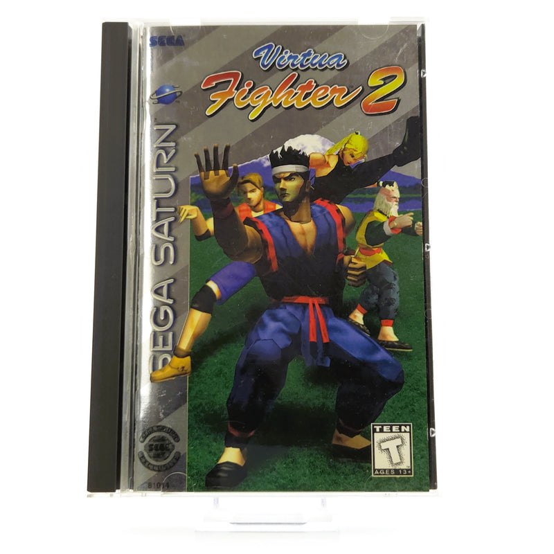 Sega Saturn Spiel : Virtua Fighter 2 - NTSC-U/C USA Game OVP CD Disk Manual Box