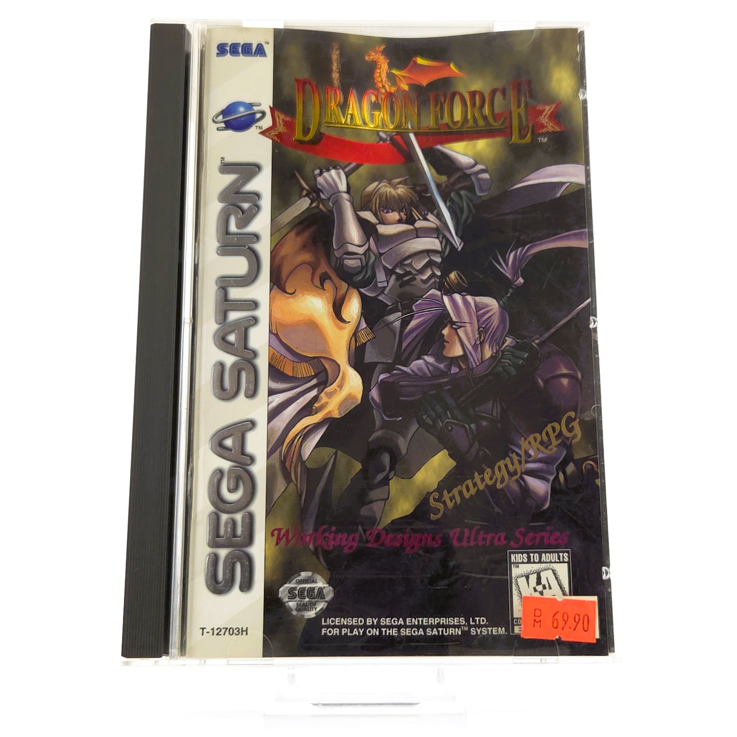 Sega Saturn Spiel : Dragon Force - NTSC-U/C USA CD Anleitung OVP Working Designs