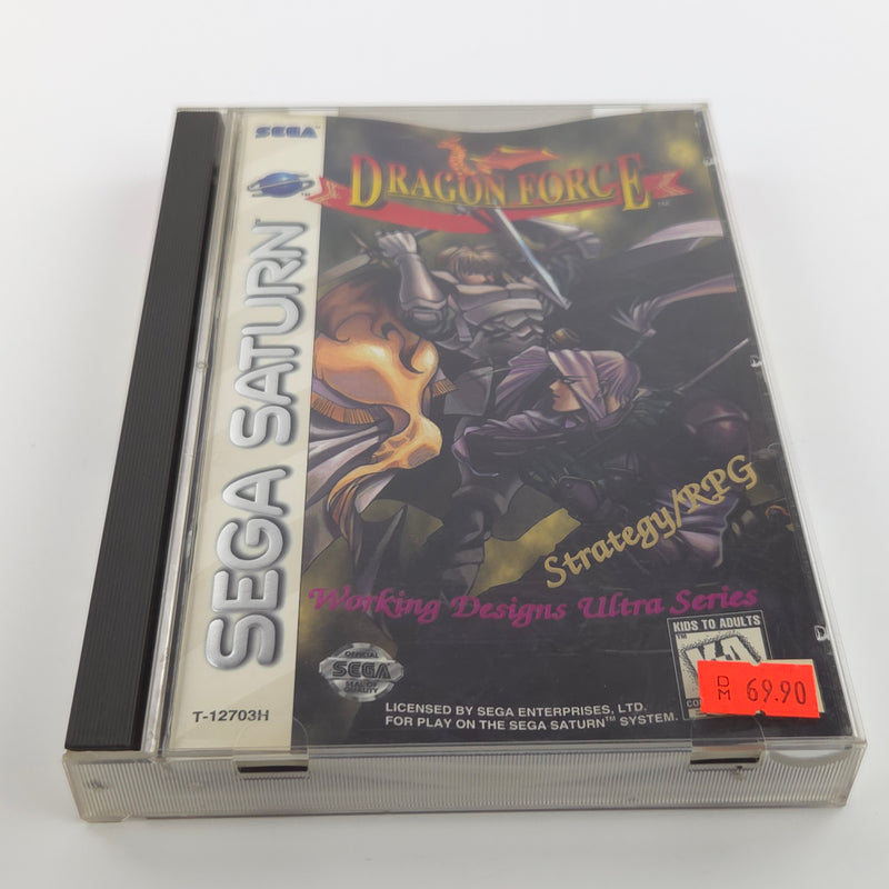 Sega Saturn Spiel : Dragon Force - NTSC-U/C USA CD Anleitung OVP Working Designs