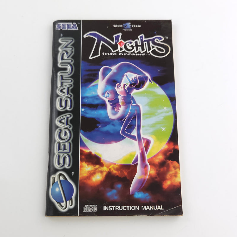 Sega Saturn Spiel : Nights into Dreams - PAL CD Disk Jewel Case Anleitung OVP