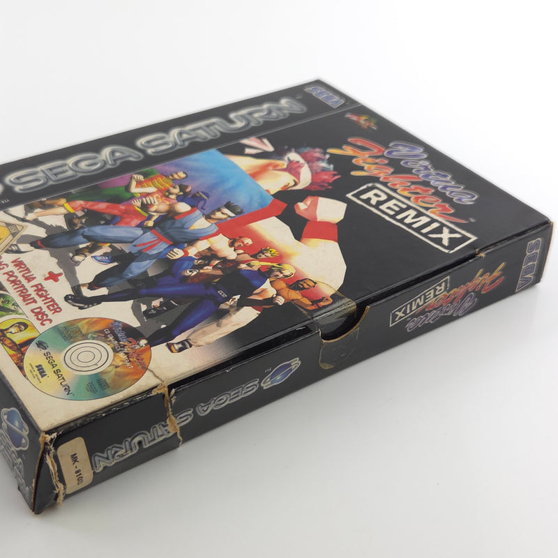 Sega Saturn Spiel : Virtua Fighter Remix + Soundtrack - PAL Disk  Anleitung OVP