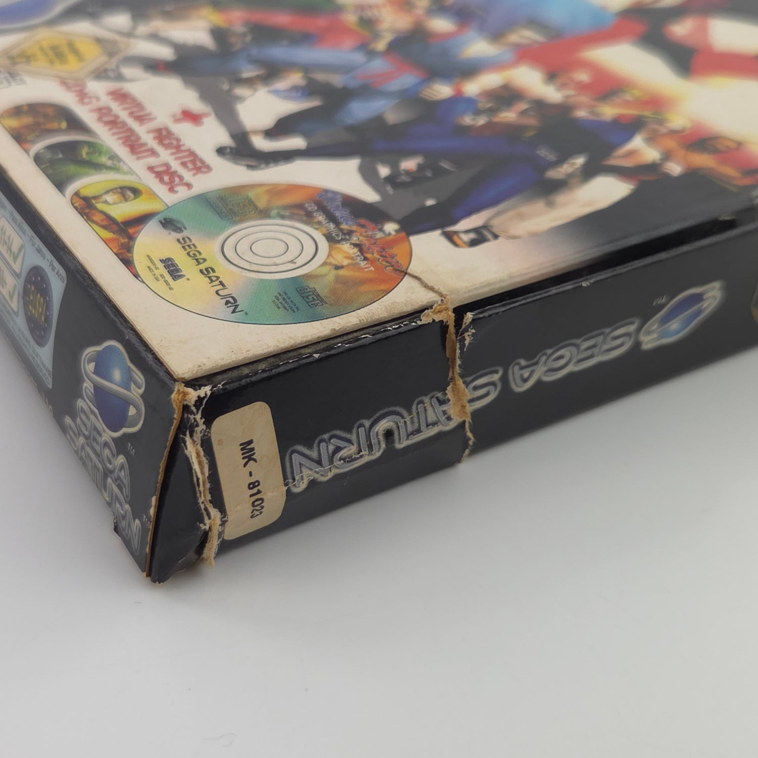 Sega Saturn Spiel : Virtua Fighter Remix + Soundtrack - PAL Disk  Anleitung OVP