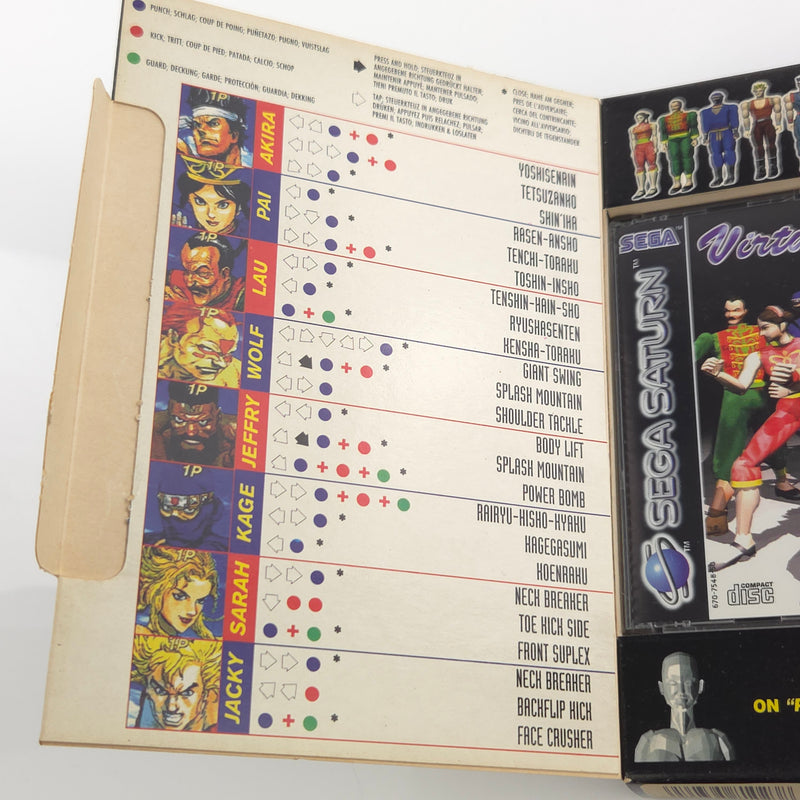 Sega Saturn Spiel : Virtua Fighter Remix + Soundtrack - PAL Disk  Anleitung OVP