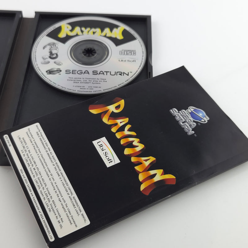 Sega Saturn Spiel : RAYMAN - PAL CD Disk  Anleitung OVP